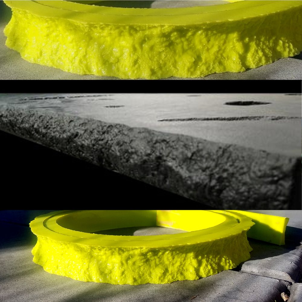 Chiseled Edge Countertop Edge Form Liner